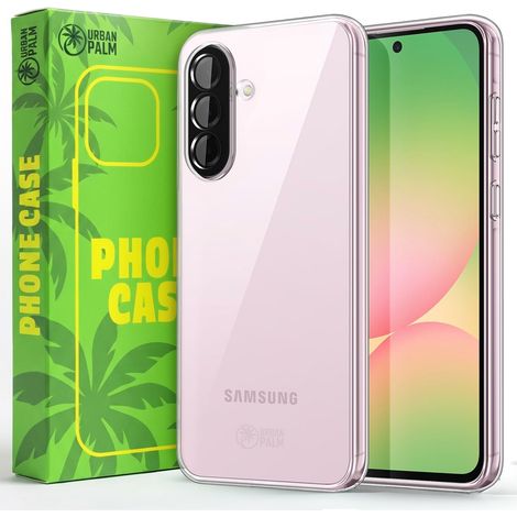 UrbanPalm Hülle für Samsung Galaxy A56, Silikon, Transparent (1/5)