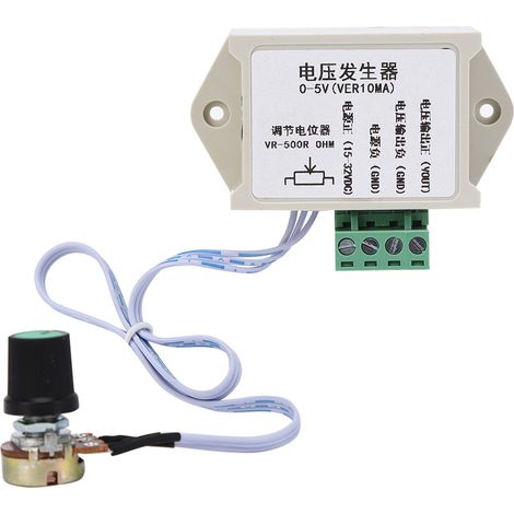Spannungsregler-Generator-Potentiometer, einstellbar von 0-5 VDC für SPS-Industriesteuerung (1/5)