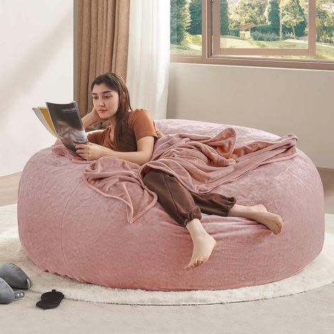 6FT Sitzsack,Sitzsackstuhl, Sofa für Erwachsene,weicher und bequemer Lesestuhl,geeignet für Schlafzimmer, Balkone und andere Orte (1/5)