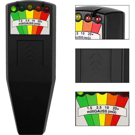 K2 Elektromagnetisches Feldstärkemessgerät, tragbarer Strahlungsdetektor, 5-LED-Geisterdetektor, 50 Hz–20.000 Hz