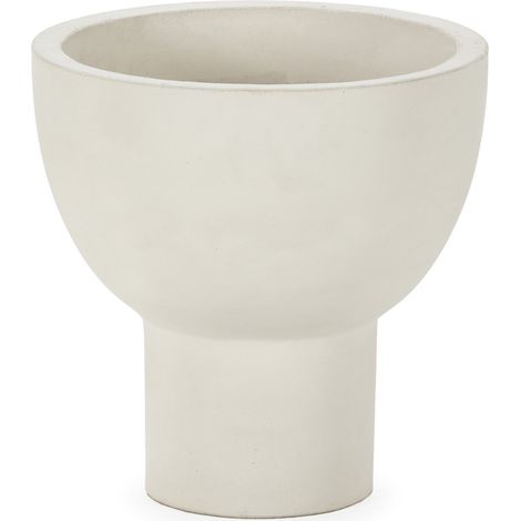 Macetero 40X40X40 Cemento Blanco