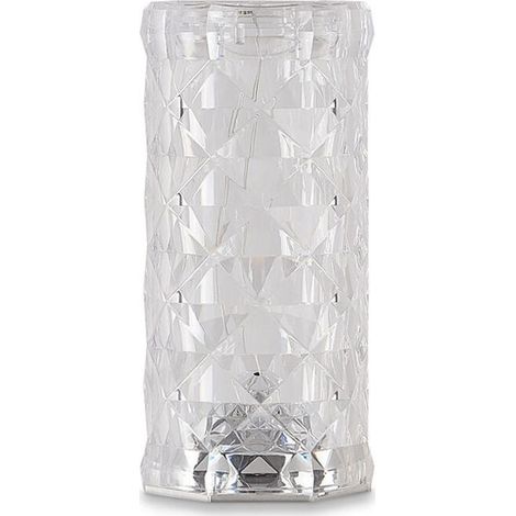 Lampe de bureau LED créative, lampe rose en cristal populaire, lampe d'ambiance minimaliste, veilleuse de chevet de chambre à coucher, sept couleurs (1/4)