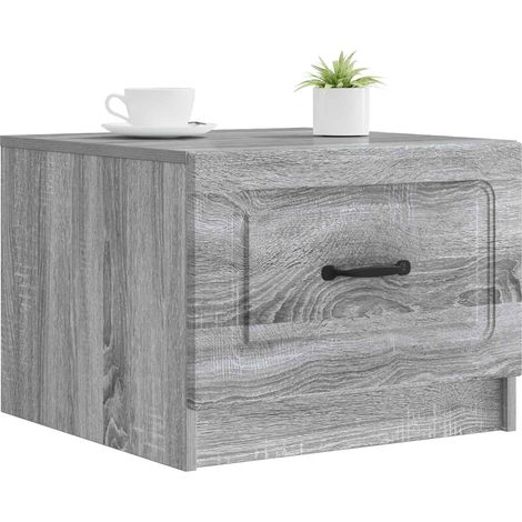 Maison Exclusive - Tavolino da salotto con cassetto Grigio Sonoma 49 x 50 x 37 cm