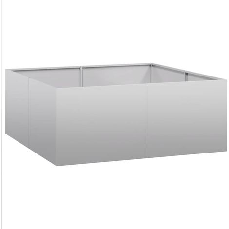 Maison Exclusive - Fioriera 100x100x40 cm in Acciaio Zincato