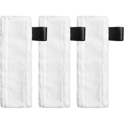 AURA Lot de 3 lingettes de nettoyage pour balai vapeur EasyFix SC2, SC3, SC4 et SC5 (1/5)