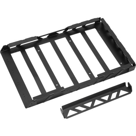 Porte-bagages de toit universel en métal noir pour voiture RC crawler 1/10. (1/5)