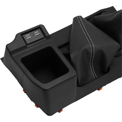 Boîte de rangement avec chargeur USB pour console centrale Land Cruiser LC70 LC76-- (1/5)