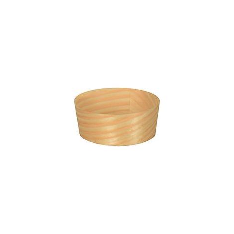 Ciotola in legno, diametro 50 h, 20 finger food, 50 pezzi.