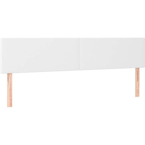 Testiera Bianca 160x5x78/88 cm in Similpelle vidaXL (1/5)