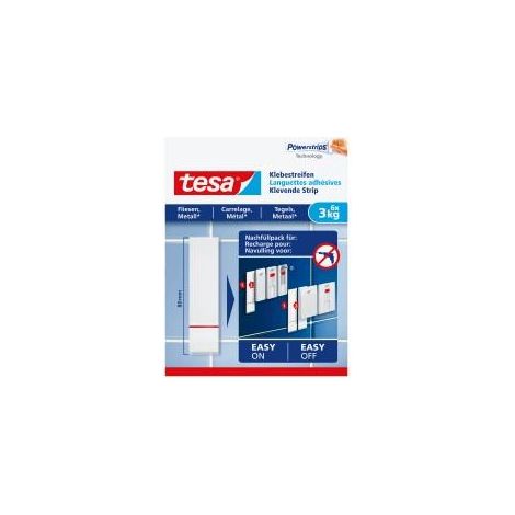 Tesa linguette adesive per fissaggi decorativi bianche 3 kg