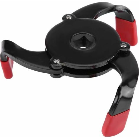 2 Way 3 Jaw Claw Engine Oil Filter Wrench Solvent, 60mm-95mm Dual Driver Removal Tool (Black) (1/5)
