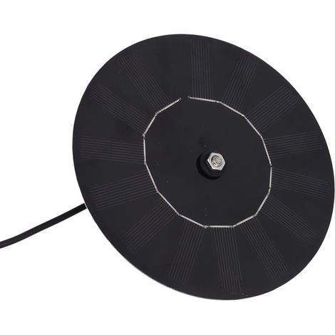 10-W-5-V-Solarpanel, effizient, wasserdicht, rund, für LED-Beleuchtung von Außenkameras. (1/5)