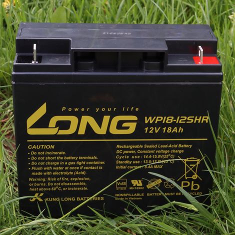 Akku 12V 18Ah AGM Blei Batterie Rasenmäher Rasentraktor Aufsitzmäher Boot Scooter 17Ah 19Ah 20Ah 22Ah 23Ah (1/5)