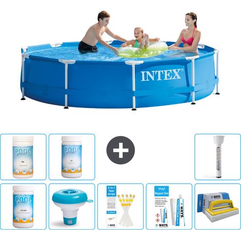 Intex Piscina con struttura Rotonda - 305x76 cm - 7-pezzi S43220 (1/5)