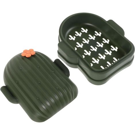 Porte-Eponge - Design Cactus - Pour Cuisine Et Salle De Bain - Résistant En Plastique - 1 Pièce (1/5)