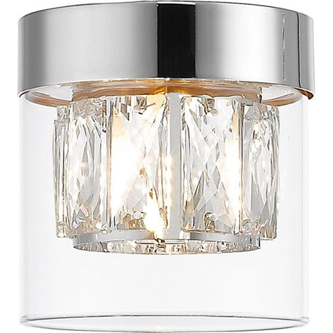 Zumaline GEM Downlight de superficie, cromado, 1x G9