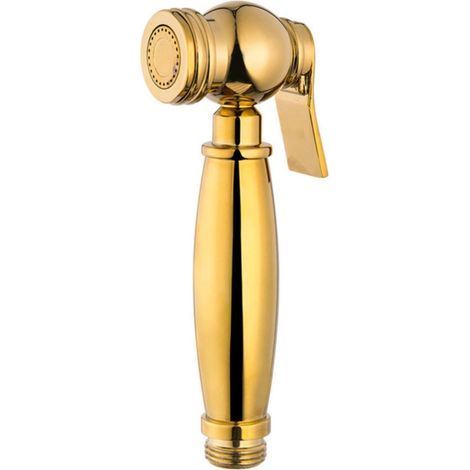 Applicable Pistolet pulvérisateur de toilette en laiton massif pour bidets à main - Pommeau de douche auto-nettoyant pour salle de bain - Accessoires de chasse d'eau (1/5)