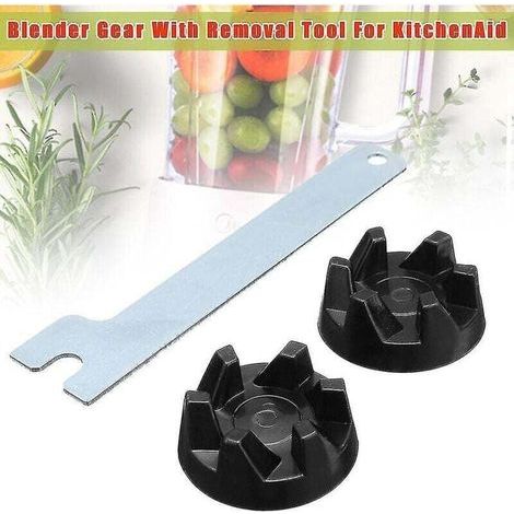 2 Pcs Blender Rubber Coupler Gear avec outil de retrait pour Kitchenaid 9704230 (1/4)