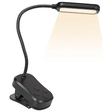 lampe De Lecture Liseuse Leds Rechargeable Avec 3 Modes De Couleur Et 5 Niveaux De Luminosit Rglables, Durable, Petite Et Lgre, Parfaite Pour Lire (1/5)