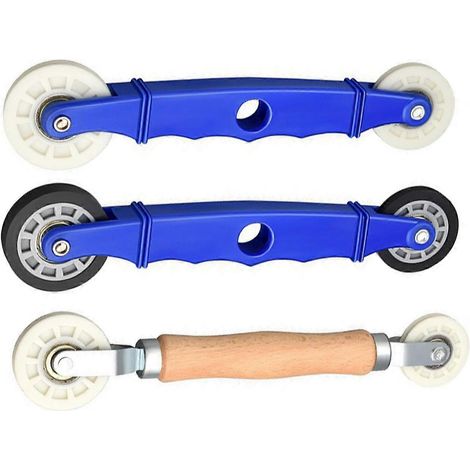 Kit de pose de rubans LED à rouleaux, 3 rouleaux à double roue pour une installation uniforme, le pressage des angles et la réalisation de projets d'éclairage d'affichage (multicolore) (1/5)