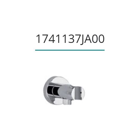 Jacuzzi - morgana supporto doccia fisso con presa acqua cromo lucido
