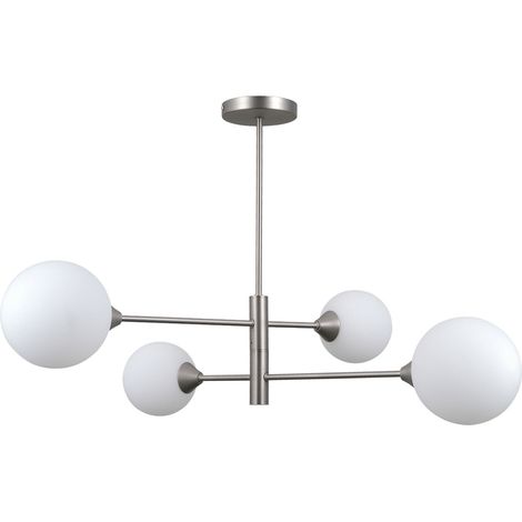 Italux Evora Moderna lampada da soffitto semi-incasso a 4 luci multi braccio, G9 (1/3)