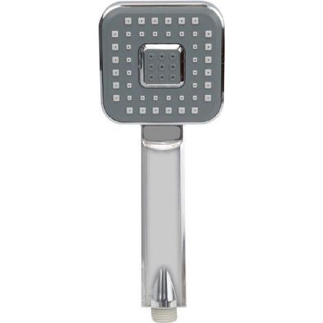 Cleafe - Doccetta Doccino Soffione Doccia Bagno 9x23.5 Cm Cornetta Quadrata Moderno 59166 - (1/2)