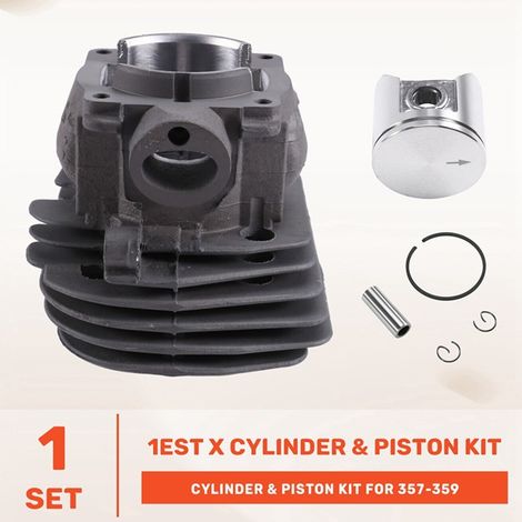 1 set of colors: see photo. Material: metal, 47 mm. Cylinder and piston kit for Husqvarna.--DTEKGAZ