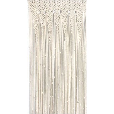 Rideau 90x180 cm bohème macramé-RAPANDA (1/4)