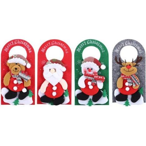 Türhänger, Türdekoration aus Vliesstoff, Weihnachtsmotiv für Einkaufszentren mit Cartoon-Motiv (1/4)
