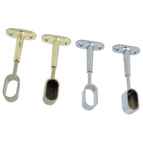 Reggitubo Regolabile Aperto Mm.15X30 Ottonato
