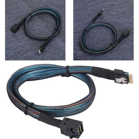 Câble de connexion SAS Slim 38P vers SFF-8643 pour serveur et transmission de données
