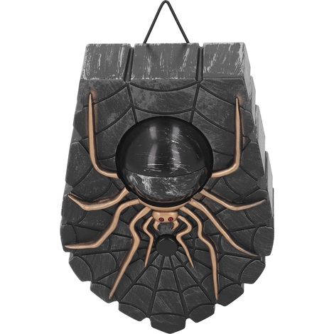 Multifunktionale, bewegliche Türklingel in Form einer einäugigen Spinne mit Licht und Gruselgeräuschen für Halloween – die perfekte Dekoration für Zuhause (1/5)