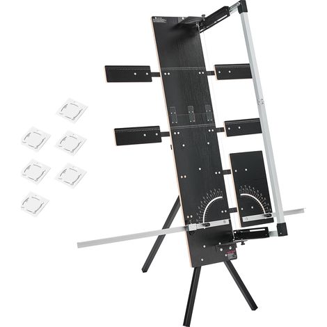 VEVOR Taglierina Elettrica per Polistirolo a Filo Caldo 200 W, Taglierina per Polistirolo Autoportante, con 6 Fili Riscaldanti in Nichel-Cromo, Lunghezza di Taglio max. 1150 mm