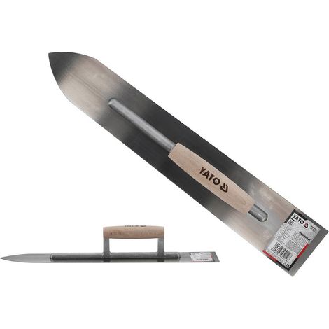 Bodenlegerkelle Steinholzglätter Glättkelle Estrichglättekelle Schwertglätter 500mm YATO