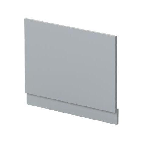 Nuie Satin Grey 750mm End Bath Panel with Plinth - MOF271 (1/3)