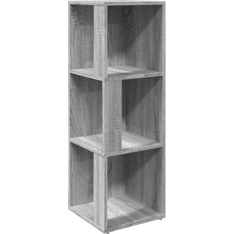 Armoire d'angle Sonoma gris 33x33x100 cm Bois d'ingénierie