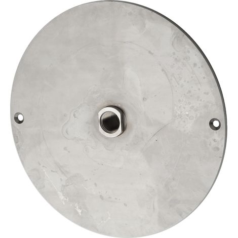 Bride adhésive KWC pour la fixation de la pomme de douche, acier inoxydable