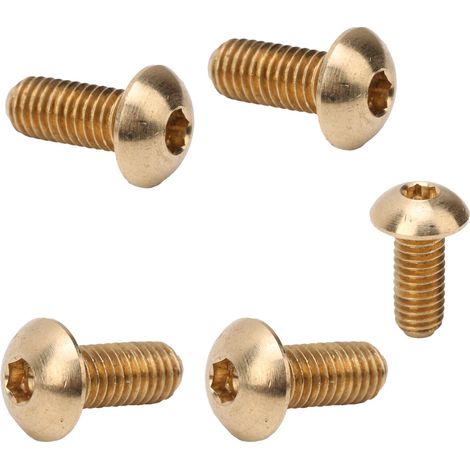 50 vis à six pans creux en cuivre M5 x 12 mm (1/5)