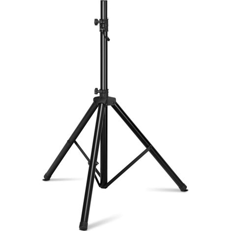 GOPLUS Support Pied d'Enceintes Télescopique, Grande Stabilité, Hauteur Réglable 97-183CM, Convient pour Fêtes, Studios de Musique, Charge Max 50KG (1/5)