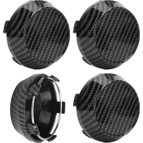Wheel hub caps, 60 mm universal carbon fiber wheel hub caps for vehicle decoration (1/5)
