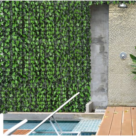 Haie artificielle 300x100 cm brise-vue vert HAVRYA (1/3)