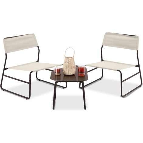 Set Cannes Salotto Con Tavolo In Vetro E 2 Poltrone (1/5)