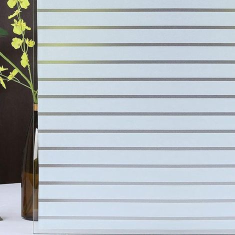 Pellicola adesiva effetto vetro satinato,30 x 300 cm,resistente ai raggi UV,isolamento termico,rimovibile con acqua,adatta per ufficio e casa (1/5)