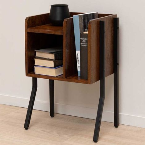 Table d'appoint Flow manguier 41x30x60cm (1/4)