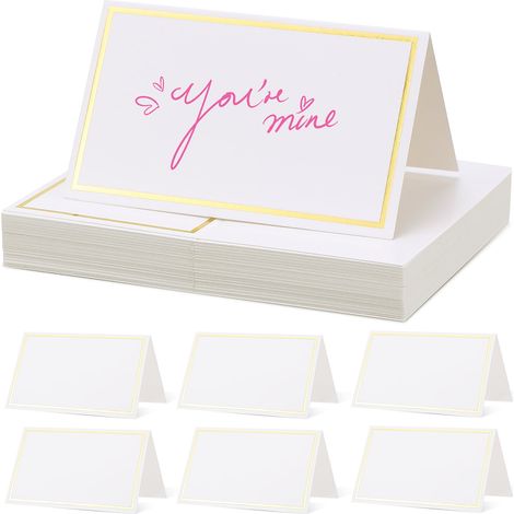 40 Vide à la Feuille d'Or de la Frontière des Cartes de Place pour les Mariages et Événements,des Accessoires pour faire la fête (1/5)