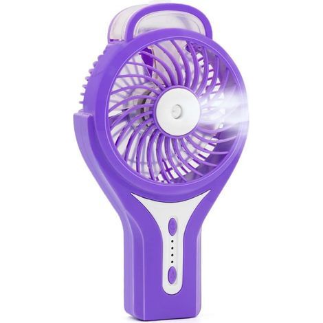 Mini-tragbarer, per USB aufladbarer Vernebler-Ventilator, ideal für Zuhause, Büro und Reisen. (1/5)