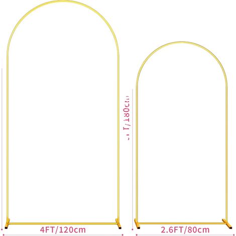 Soporte para lienzo, diseño elegante, montaje rápido, color dorado, juego de 2 (1/2)