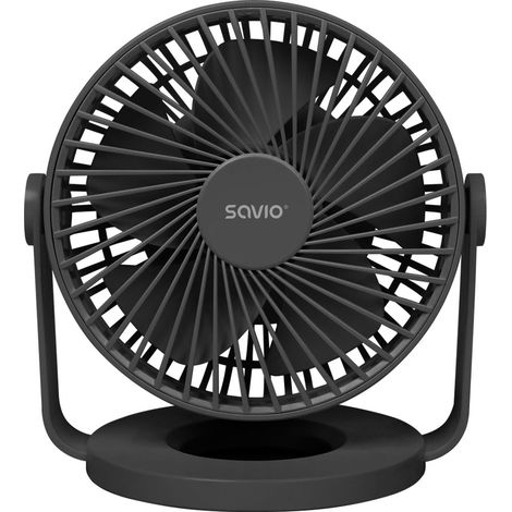 VENTILADOR ESCRITORIO USB SAVIO AD-01 BLACK 4 MODOS DE REFR