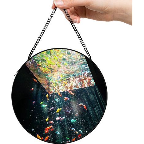 30 cmAttrape-soleil fleurs sauvages papillons abeilles, suspension fenêtre décorative, cadeau femme (1/5)